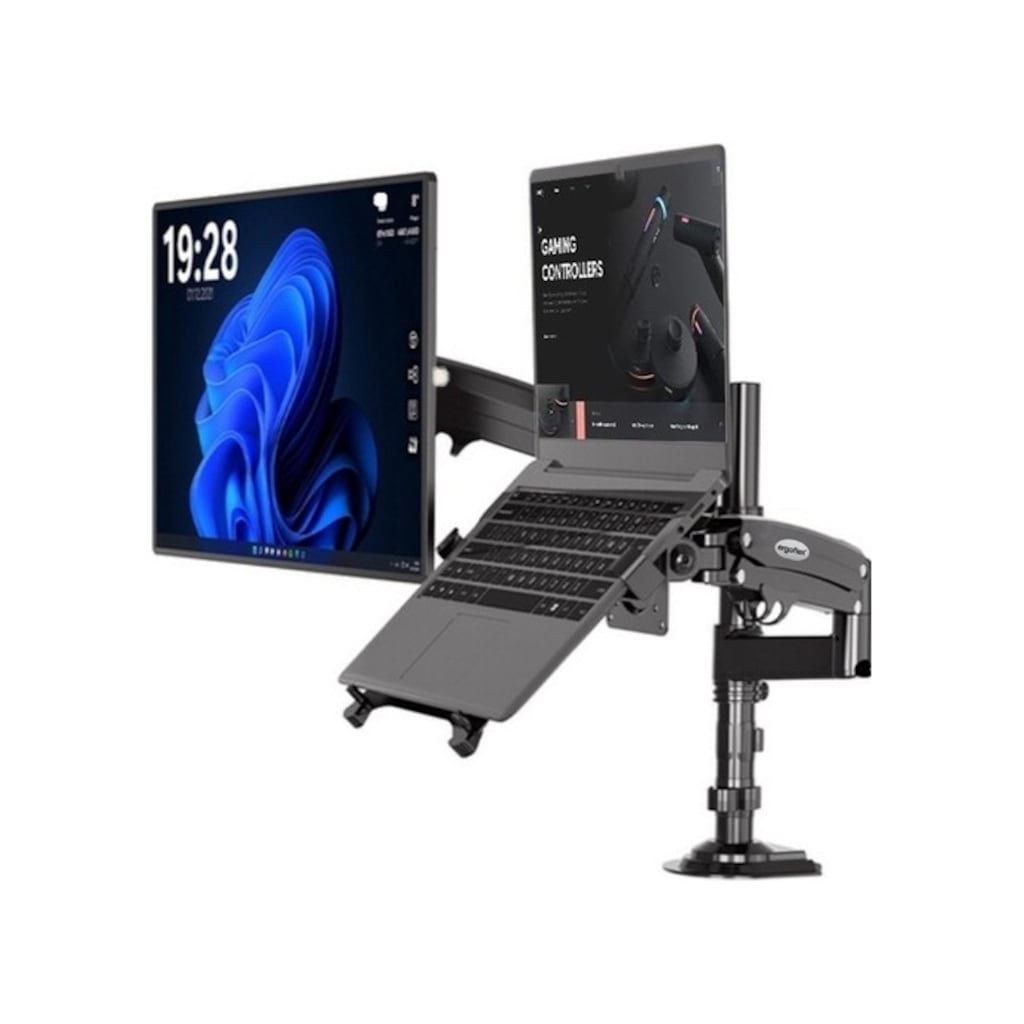 North Bayou H180-FP 17-27 inç İki Kollu Amortisörlü Monitör Standı fiyatı