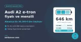 Audi A2 e-tron Fiyatı ve Özellikleri: Türkiye'ye Geliyor mu?