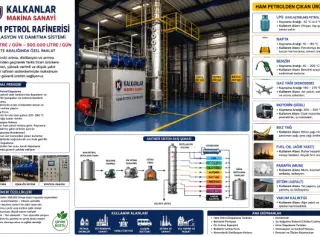 Production of new engine oil from waste car oils and manufacturing of fuel production machinery.