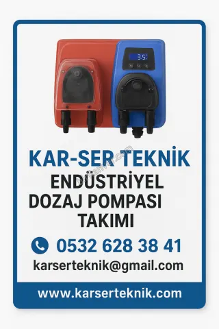 Endüstriyel Bulaşık Makinesi Deterjan ve Parlatıcı Dozaj Pompası Satış 0532.628.38.41