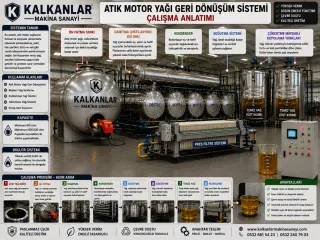 Atık yağlardan yakıt yapımı.kalkanlar makina