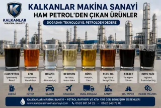 Ham petrol rafineri tesisi yapımı kalkanlar makina 