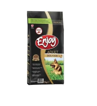 Enjoy Kuzu Etli Yetişkin Köpek Maması 15kg - Düşük Tahıllı Premium