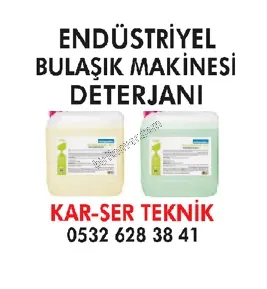 Endüstriyel Bulaşık Makinesi Deterjan ve Parlatıcı Satış 0532.628.38.41