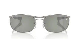 Ray-Ban Polarize Güneş Gözlüğü Gümüş Metal Çerçeve