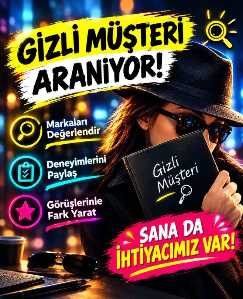 TÜRKİYE GENELİ GİZLİ MÜŞTERİ ARANIYOR