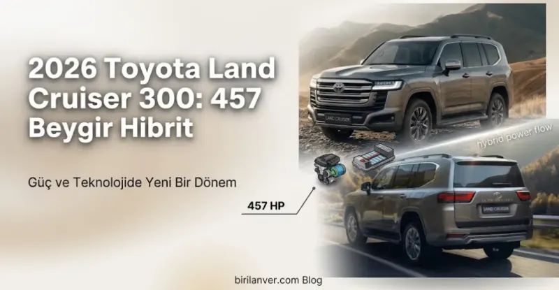 2026 Toyota Land Cruiser 300 Hibrit 457 Beygir