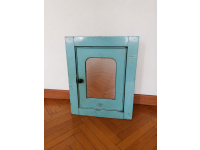 ANTIK VİNTAGE SEL MARKA METAL AYNALI ECZA DOLABI 1960LI YILLAR