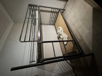 Çift kişilik demir ranza IKEA