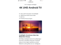 Philips 65pus8204/12 4 k uhd led android tv ambilight
