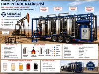 Portable mobile crude oil refinery manufacturing. Portable mobile and stationary crude oil refineries production industry.
