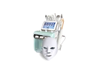 Profesyonel Hydrafacial Cilt Bakım Cihazı Yüksek Frekans Ve Led Maskeli 8 Fonksiyonlu Akne-Leke-Siyah Nokta Bakımı