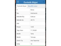 BURSA KILIÇ TAN HARMANCIK DUTLUCA DA SATILIK 11 DÖNÜM TARLA