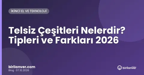 Telsiz Çeşitleri Nelerdir? Tipleri ve Farkları 2026